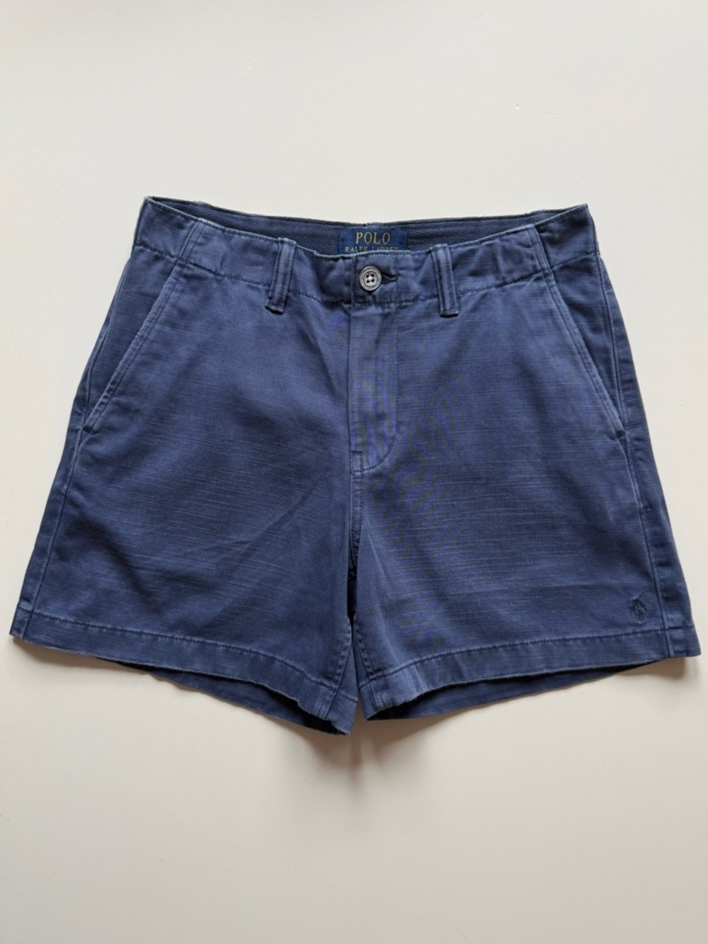 Polo Ralph Lauren Girls Chino Shorts, Light Navy - Size 14